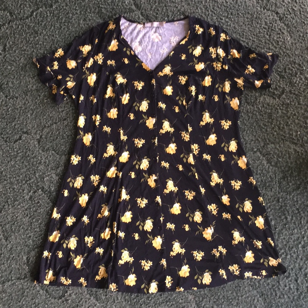 ASOS Plus Size Floral Dress